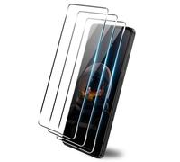 zZjoOoj Protector de pantalla de cristal templado para Motorola Moto E14 / Moto G24, sin arañazos, dureza 9H, protector de pantalla HD, 0,26 mm, ultra transparente, ultra resistente, paquete de 3