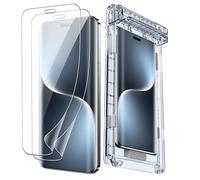 zZjoOoj Protector de pantalla de película protectora para Honor Magic 7 Pro, bordes curvados 3D, protector de pantalla antiarañazos, instalación completa del coche, alineación precisa, sin burbujas,
