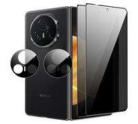 zZjoOoj Protector de pantalla de privacidad para Honor Magic V3, protector de pantalla de cristal templado antiespía 3D con 2 piezas de protección de cámara [9H Hardness Privacy Film] [Cristal