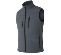 Zzkouine Chaleco de casco blando masculino bicicleta forrado bicicleta a prueba de viento chaqueta sin mangas chaleco de bicicleta chaleco de entrenamiento masculino chaqueta vaquero