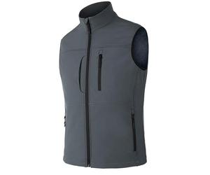 Zzkouine Chaleco ligero de cáscara blanda chaleco de pesca para hombres chaleco de pesca para hombres chaleco vaquero chaleco de trabajo chaleco a prueba de viento chaqueta