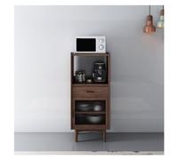 ZZlei2yu-12 Armario de Comedor Consola Aparador de Madera Maciza for Sala Estar, despensa Almacenamiento Vidrio, gabinete Entrada contra la Pared, refrigerador Vino Multifuncional(Original Wood)