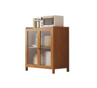 ZZlei2yu-12 Armario de Comedor Consola Aparador Mural con almacenaje Integrado, Estilo Retro, Multifuncional, for salón. Puerta de Cristal