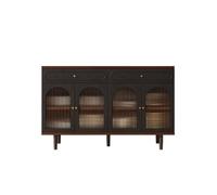 ZZlei2yu-12 Armario de Comedor Consola Aparador Retro de Cristal for el hogar, Sala Estar, almacenaje Pared, Multifuncional, for té o Porche(Pequeño)