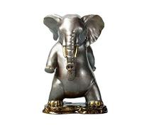 ZZlei2yu-12 decoración de Oficina y hogar Adorno de Elefante de Bronce, Decoraciones for la Entrada de la Sala de Estar del hogar, artesanías de Cobre, Regalos de inauguración de la casa
