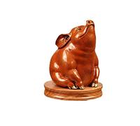 ZZlei2yu-12 decoración de Oficina y hogar Adornos de Cerdo de Incienso, artesanías de Cerdo de Cobre, Quemador de Incienso, Estudio en casa, Decoraciones for el salón, Adornos, bendición, Buena Moral