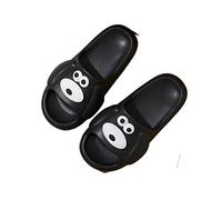 ZZlei2yu-12 Pantuflas Sandalias de dibujos animados de verano, lindas zapatillas de casa con personalidad, zapatillas de casa for mujer al aire libre, moda Zapatos de verano(Negro,36-37)