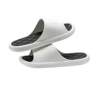 ZZlei2yu-12 Pantuflas Unisex Shower Slippers Summer Open Toe Leisure Slides Soft Non-slip Bathroom Beach Indoor House Shoes Zapatos de verano(Negro,Alpha X-Large)