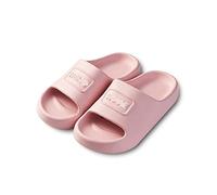 ZZlei2yu-12 Pantuflas Zapatillas de casa bonitas de verano, sandalias de suela gruesa, zapatillas de cueva for baño, zapatillas de hombre y mujer for exteriores Zapatos de verano(Pink,44-45)