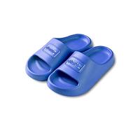 ZZlei2yu-12 Pantuflas Zapatillas de casa bonitas de verano, sandalias de suela gruesa, zapatillas de cueva for baño, zapatillas de hombre y mujer for exteriores Zapatos de verano(Blue,36-37)