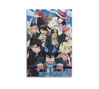 ZZLUUB Póster de anime exorcista azul, pintura decorativa, lienzo, póster de pared e imagen artística moderna para decoración de dormitorio familiar, pósteres de 20 x 30 pulgadas (50 x 75 cm)