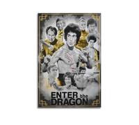 ZZLUUB Póster de la película Enter The Dragon, pintura decorativa en lienzo, pósteres de pared e impresión artística moderna para decoración de dormitorio familiar, 40 x 60 cm