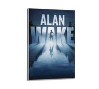 ZZLUUB Póster decorativo de Alan Wake Game, lienzo decorativo para pared e imagen artística moderna para decoración de dormitorio familiar, 50 x 75 cm