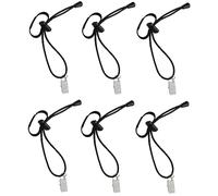 ZZLZX 6 abrazaderas de cuerda elástica, clip de tela de fondo, clip de cuerda de tela fina, multifuncional, para estudio fotográfico y video, color negro