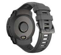 ZZMY Compatible con Garmin Instinct 3 45 mm Correa de reloj de silicona deportiva de repuesto para pulsera Instinct3 Solar 45 mm/Instinct 3 Amoled 45 mm banda con hebilla de acero inoxidable, talla