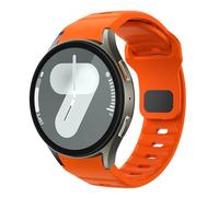 ZZMY Correa de reloj de silicona para Samsung Galaxy Watch 7/6/5/4/FE correas 40mm 44mm/Galaxy 6 47mm 43mm/4 Classic 46mm 42mm, Watch 5 Pro 45mm Sport correa de reloj para mujeres y hombres sin hueco