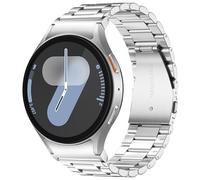 ZZMY Galaxy Watch7/6/5/4/FE40 mm 44 mm Acero Inoxidable Pulsera, Compatible con Samsung Galaxy 6/4Classic 43 47 46 42 mm Correa de reloj de metal, sin huecos, cierre rápido, correa de reloj para Watch