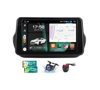 ZZPHKK Android 13 Autoradio para For Fiat Fiorino Qubo 2008-2017 Carplay Android Auto, Pantalla de Coche 2 DIN 9 Pulgadas con BT 5.0 Navegación GPS DSP FM RDS Dab+ Radio SWC Cámara + DVR(NF-4)
