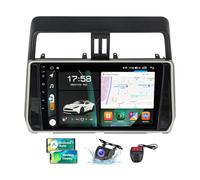 ZZPHKK Android 13 Pantalla táctil de 10 Pulgadas Radio de Coche para Toyota Land Cruiser Prado 150 2018-2020 Radio FM RDS Dab/Navegación GPS Bluetooth DSP Reproductor Control del Volante(NF-3)