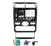 ZZPHKK Android 13 Radio Coche 2 DIN para Ford Mondeo 3 2000-2007 con Wireless CarPlay Android Auto 9" Pantalla Táctil Coche con GPS 4G WiFi SWC FM Dab RDS BT 5.0 + Cámara Trasera DVR(NF-3)