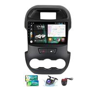 ZZPHKK Android 13 Radio Coche 2 DIN para Ford Ranger 2011-2016 con Wireless CarPlay Android Auto 9" Pantalla Táctil Coche con GPS 4G WiFi SWC FM Dab RDS Bluetooth 5.0 + Cámara Trasera DVR(NF-6)