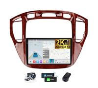 ZZPHKK Android 14 Estéreo de Coche 2 DIN de 9,5 Pulgadas 2K Pantalla para Toyota Highlander 1 XU20 2001-2007 con CarPlay/Android Auto FM RDS Radio de Coche Bluetooth DSP + Cámara DVR(A,2K M200S)