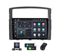 ZZPHKK Android 14 Estéreo de Coche de Doble DIN de 9,5" 2K Pantalla para Mitsubishi Shogun Pajero 4 V80 V90 2006-2024 con Carplay Android Auto/Radio FM RDS/Controles del Volante/BT 5.0(M160CP)