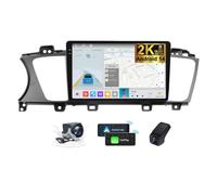 ZZPHKK Android 14 Estéreo de Coche Doble DIN de 9,5 Pulgadas 2K Pantalla Táctil para Kia Cadenza K7 2011-2012 con CarPlay/Android Auto FM RDS Radio de Coche Bluetooth DSP + Cámara DVR(2K M300S)