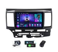 ZZPHKK Radio de Coche 2 DIN Android 14 para Mitsubishi Lancer 10 CY 2007-2012 con Carplay Android Auto 9,5 Pulgadas Pantalla Táctil 2K Estéreo Coche Bluetooth SWC FM/RDS/Navegación+Cámara(M160CP)