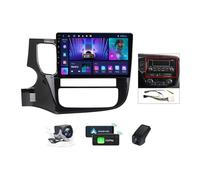 ZZPHKK Radio de Coche 2 DIN Android 14 para Mitsubishi Outlander 3 GF0W GG0W 2012-2018 con Carplay Android Auto 10 Pulgadas Pantalla Táctil 2K Estéreo Coche Bluetooth SWC FM/RDS + Cámara(A,M150CP)