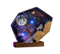 ZZPXMY Lámpara de Resina, Lámpara Océano, Lámpara Océano de Resina, Lámpara de Noche, Lámpara de Mesa, Lámpara de Resina de Madera, Lámpara de Mesa de Resina hecha a mano (5.1 * 6.3in)