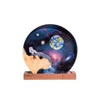 ZZPXMY Lámpara Océano de Resina, Lámpara de Noche, Lámpara de Mesa, Lámpara de Resina, Lámpara Océano, Lámpara de Madera de Resina, Lámpara de Mesa de Resina hecha a mano (7.5 * 6.3in)