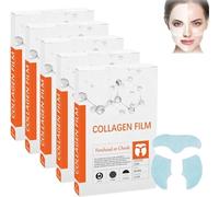 zzqclp Parches de mascarilla de colágeno, Juego de mascarilla Facial de biocolágeno, 4 películas de colágeno evergirl, mascarilla hidratante Profunda, humectante y Reduce Las Arrugas