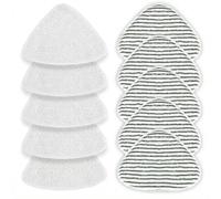 ZZQVIP Paños de Recambio para Mopa de Vapor Vileda Steam & Steam Plus - Set 10 Piezas (5 de Chenilla + 5 de Rayas), Paños de Microfibra Lavables 31×22 cm para Limpieza de Suelos y Uso Doméstico