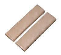 ZzQyy 2 Piezas Almohadilla de Protectores Cinturon de Seguridad de Coche para Opel Combo/Commodore C/Corsa/Crossland X/Frontera, Accesorios Interior Auto,C-Beige