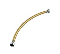 ZZSRJ Manguera de plomería de Grifo Dorado, Conector de válvula Angular de 400/500/600MM, Tubo Flexible de Inodoro Dorado de Acero Inoxidable for baño (Color : GOLDHOSE-500)