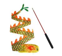 ZZTWER Baile Cuadrado Serpentina Ligera con Forma de dragón 3D - Serpentina Deportiva portátil Adecuada for espectáculos de talentos y Juegos al Aire Libre Accesorios para la actuación