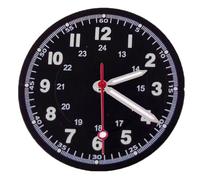 ZZTWER Esfera de reloj DIY de 29 mm, NH35 NH36 ETA 2824 PT, números arábigos luminosos sin marca, accesorios de esfera