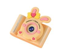 zZUupy A16S HD Dual Lens 4000W Pixel Front Rear Dual Camera without Memory Card Li-Ion Battery Children's Camera, Yellow