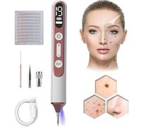 ZZwansuGE BolíGrafo De Plasma De 19 Niveles, para Eliminar Pecas, Lunares, Verrugas Y Marcas En La Piel, Sin DañAr La Piel, Recargable Y PortáTil, con Luz Auxiliar.