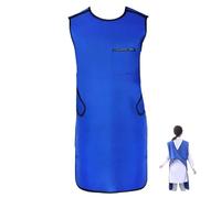 ZZwansuGE Delantal De Plomo para Rayos X, Delantal De ProteccióN RadiolóGica De 0,35/0,5 Mmpb, Ligero Y CóModo, Ropa De ProteccióN RadiolóGica, para Uso MéDico, Dental, Hospital De Mascotas 0.5mmpb