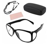 ZZwansuGE Gafas De Plomo para Rayos X (0,5/0,75mmpb), con Protectores Laterales, Gafas Protectoras Ligeras para Laboratorio Dental, con PañO De Limpieza, para ProteccióN Ocular 0.5mmpb
