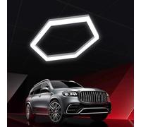 ZZwansuGE Luz De Garaje Led Hexagonal, Luz De Techo De Garaje con DiseñO De Panal De 6500K, 5041-29400lm, para Almacenes, Gimnasios, Estacionamientos SubterráNeos, Ahorro De EnergíA,1PCS