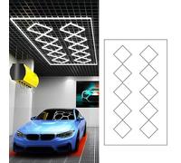 ZZwansuGE Luz Led Hexagonal para Garaje, Luz Led De Panal, 120lm/w De Alto Brillo, Blanco FríO De 6500K, Ideal para La DecoracióN De AutomóViles, Almacenes, Talleres, SóTanos Y Gimnasios.,E