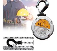 ZZwansuGE Polipasto De Cadena Manual, Gancho De Alta Resistencia, Carga De 250 Kg/500 Kg + 3 M De Longitud, para ElevacióN, TraccióN, ConstruccióN, Garaje, AlmacéN, Maquinaria Automotriz,500KG