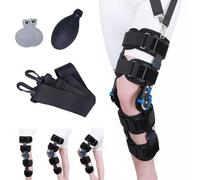 ZZwansuGE Rodillera con Bisagra, Estabilizador De RecuperacióN De FijacióN De ROM Posoperatorio, áNgulo/Longitud Ajustable, para ACL, MCL, P rtritis, RehabilitacióN OrtopéDica, Hom-BRE Y Mujeres