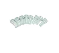 ZZWFKXQ 500 tapas antipolvo para conector LC de fibra óptica, de cerámica, 1,25 mm (verde)