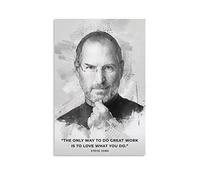 ZZXCHG Imprimir En Lienzo 50x70cm Steve Jobs Tela decorativa Wall Art Soggiorno Poster Camera da letto Senza Cornice
