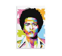 ZZXCHG Lienzo De Impresión 40x60cm Bruno Mars Poster e Wall Art Modern Family camera da letto Decor Senza Cornice