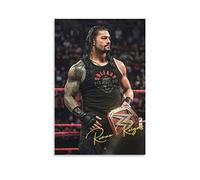 ZZXCHG Lienzo De Impresión 60x80 Roman Reigns Poster Canvas Wall Art Pictures for Bedroom Wall Art Gifts Decor Senza Cornice